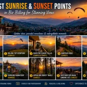 best sunrise sunset points bir billing
