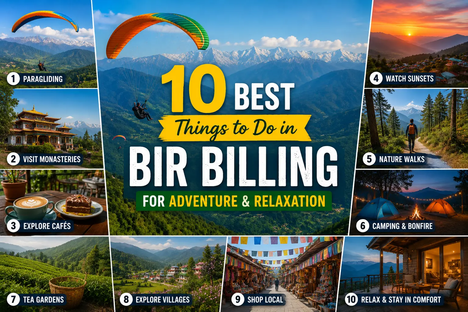 Things to Do in Bir Billing