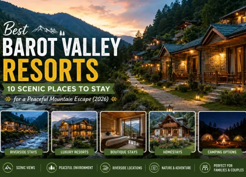 Ultimate Barot Valley Resorts Guide (2026): 10 Scenic Places to Stay for a Peaceful Mountain Escape