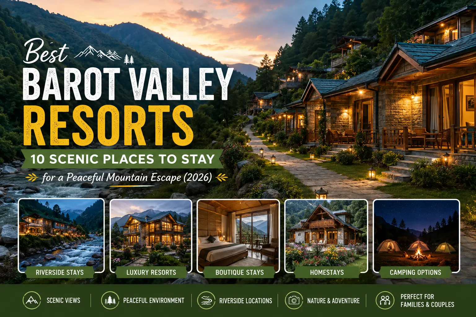 Barot Valley resorts